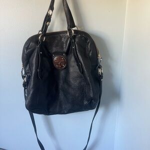 Elliott Lucca Durable Black Leather Handbag